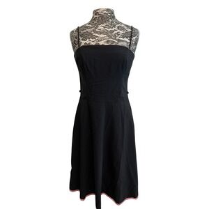 Vintage 90s Y2K Dress 13 Black Mini Fit Flare Fairy Grunge Whimsigoth Clueless